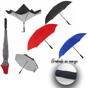 PM-06, Paraguas reversible, incluye funda