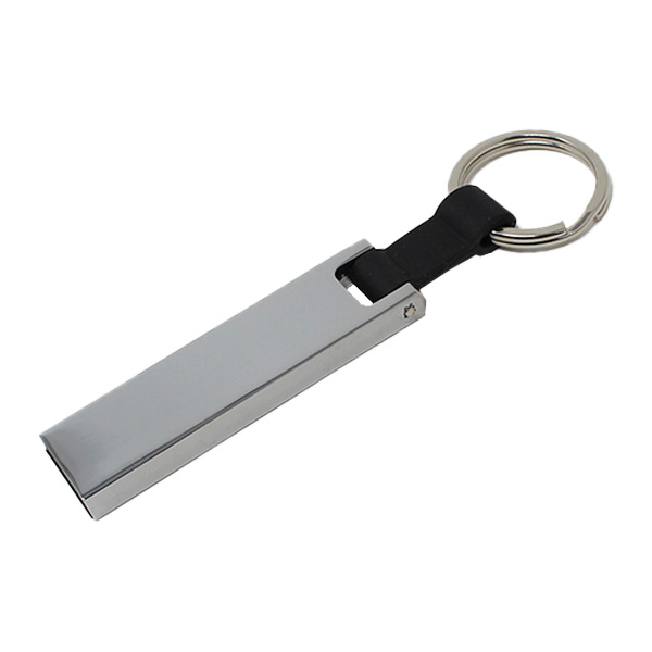 USB023, USB Llavero Rectangular metálica