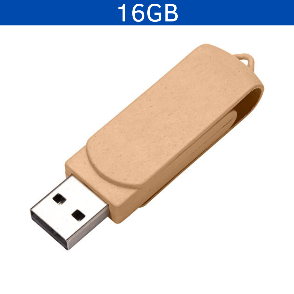 USB220, MEMORIA USB GIRATORIA
Memoria USB GIRATORIA

Capacidad 16 GB.  Fabricada en PLÁSTICO RECICLADO

También disponible en:
8 GB  32 GB